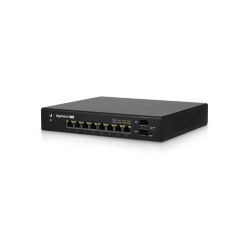 Ubiquiti ES-8-150W EdgeSwitch 8, 8-Port Managed PoE+ Gigabit Switch With SFP, 150W
